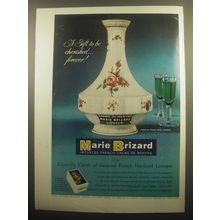 1959 Marie Brizard Crme De Menthe Ad - A Gift to be cherished forever