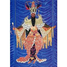 Ballet Russe Costume Richard Low Art Painting Postcard