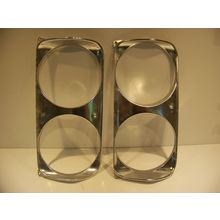 1970 PLYMOUTH GRAN FURY HEADLIGHT BEZELS FOR HIDEAWAY HEADLIGHTS OEM