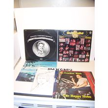 VINTAGE COUNTRY ALBUMS BUCK OWENS HANK THOMPSON JIM 'N' GARY - MANY AUTOGRAPHED