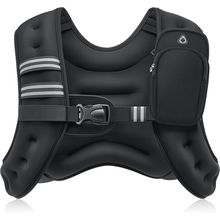 ZELUS Weighted Vest, 6Lb/8Lb/12Lb/16Lb/20Lb/25Lb/30Lb Weight Vest with Reflectiv
