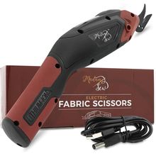 Madam Sew Cordless Electric Scissors for Cutting Fabric | Heavy Duty Electric Fa