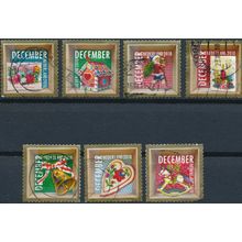 Christmas: 7 Values - Netherlands 2010 - Used Hinged