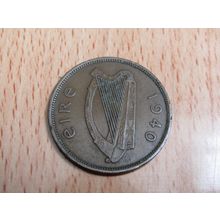 Ireland 1940 1d Penny Coin