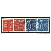 1957 Michel 429a+b/430a+b - fine used (o)