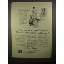 1928 Ivory Soap Ad - When Expensive Experts Disagree