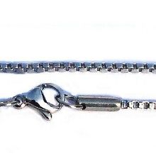 Stainless Steel 24 Inch 2mm Box Neck Chain Necklace