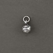 Sterling Silver Baseball Charm Pendant
