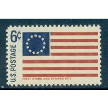 1350 6c 1st Stars and Stripes Flag Fine MNH MA0408