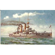 Naval HMS TRIUMPH Tuck Oilette Postcard (9082)