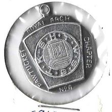 Pawtucket Royal Arch Chapter No.4 Silver Pendant