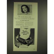 1952 Pond's Tissues Ad - Antonia Drexel Earle