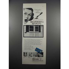 1953 Alcoa Aluminum Ad - Prevent Screen Stain
