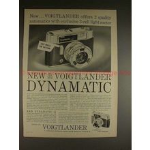 1961 Voigtlander Dynamatic Camera Ad - Offers Quality!