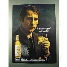 1969 Grant's 8 Scotch Ad - Is Yours As Good