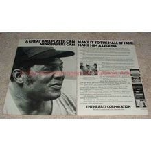 1981 Herst Corporation 2-page Ad, with Willie Mays!!!