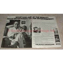 1981 Herst Corporation 2-page Ad, with Sid Ceasar!!!