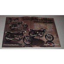 1981 Suzuki GS-450T and GS-550T Motorcycles Ad