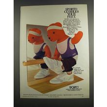 1984 Sporto Shoes Ad - Cuddles Your Feet