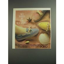 1984 Sporto Shoes Ad - See Shoes By the Sea Shore