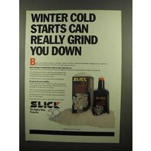 1990 Slick 50 Engine Formula Ad - Winter Cold Starts