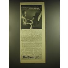 1937 Baldwin Pianos Ad - A beautiful and human friendship will develop