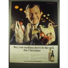 1966 Williams & Humbert Dry Sack Sherry Ad - Buy your medium sherry by the sack