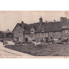 Horse & Riders Charging at Castle Green Kenilworth Postcard