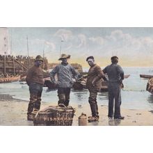 Scarborough Yorkshire Fisherman 1907 Old Postcard
