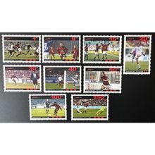 Afghanistan 2004 Mi. ? Football Fußball Soccer Milan AC Milano MNH 9 val.