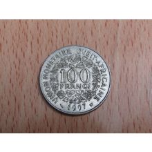 French West Africa 1997 Union Monetaire Ouest Africaine 100 Francs Coin