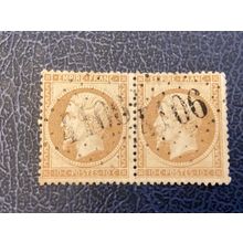 ICOLLECTZONE France 25 Pair Used Obliteration Cancel 4106 Extra Premium number