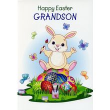 Happy Easter Grandson - Easter Greeting Card - 22777