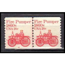 Used 1908 20c Fire Pumper Very Fine CNP Left 12 PA0570