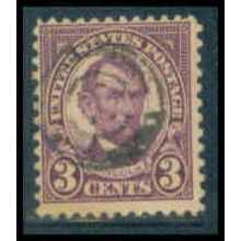 Used 635 3c Abraham Lincoln Barely Clears M09948