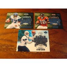 2006 Upper Deck, 3-Cards, 1000 Yard Club, DUNN/OWENS/ALEXANDER