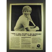 1980 United Way Ad - Dr. Laird Hayes