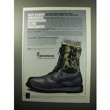 1987 Browning Nomad Gore-Tex Boots Ad - Marathon