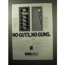 1987 Browning Pro-Steel Gun Safe Ad - No Guts