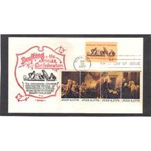FDC Art Pages 1726 13c Congress 1691-1694 Declaration (Cachet-U/A) CV00770