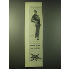 1948 Hammer Brand Armheimer Design Persian Lamb and Broadtail Fur Coat Ad