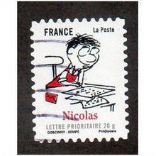FRA 2009 (56c)(S/A) 'SOURIRES - NICOLAS' FINE USED (EBID21237)