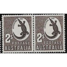 1948/1956 SG 224f - MNH (**) - pair No Wmk.