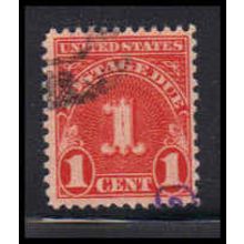 Used J80a 1c Postage Due Fine K1417