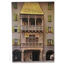 THE LITTLE GOLDEN ROOF, INNSBRUCK ,unused vintage postcard =