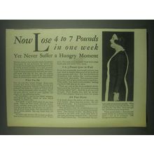 1931 Jad Salts Ad - Lose 4 to 7 Pounds in One Week