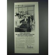1963 Friden Collectadata Data Collection System Ad
