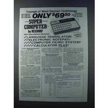 1981 Nixdorf Super-Computer Model LK-3000 Ad