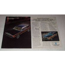 1981 Plymouth Reliant K Wagon Ad - Chrysler Engineers