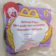 1997 McDonalds Animal Pals #6 Gorilla Mint in Package